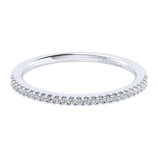 Gabriel - 14K White Gold   Matching Wedding Band