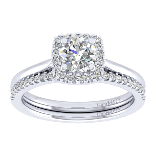 14K White Gold   Matching Wedding Band