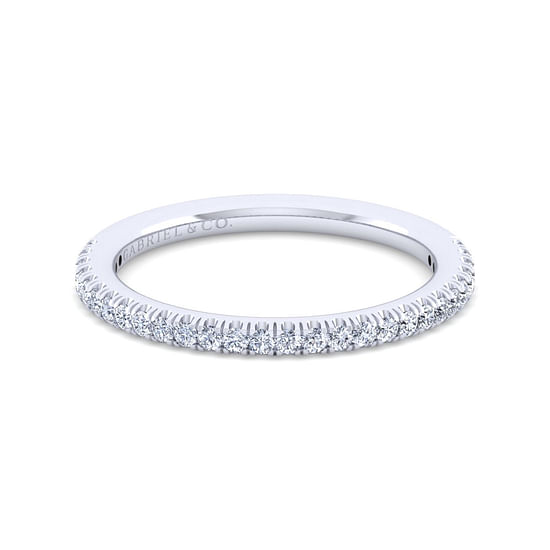 Gabriel - 14K White Gold   Matching Wedding Band