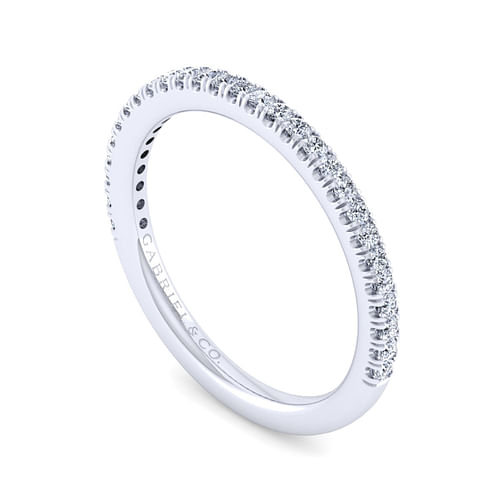 14K White Gold   Matching Wedding Band