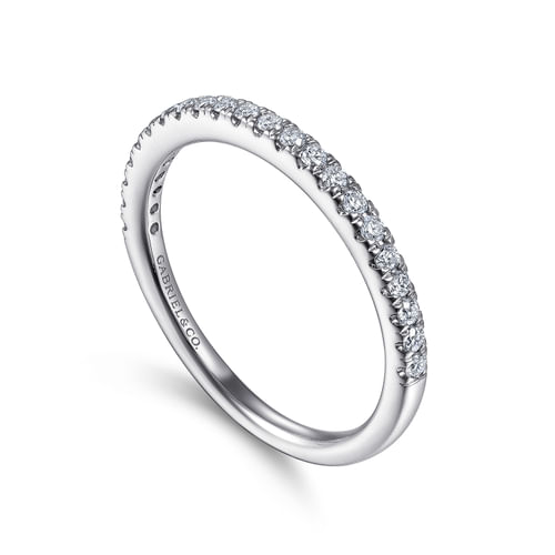 14K White Gold   Matching Wedding Band