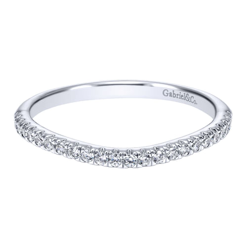 14K White Gold   Matching Wedding Band