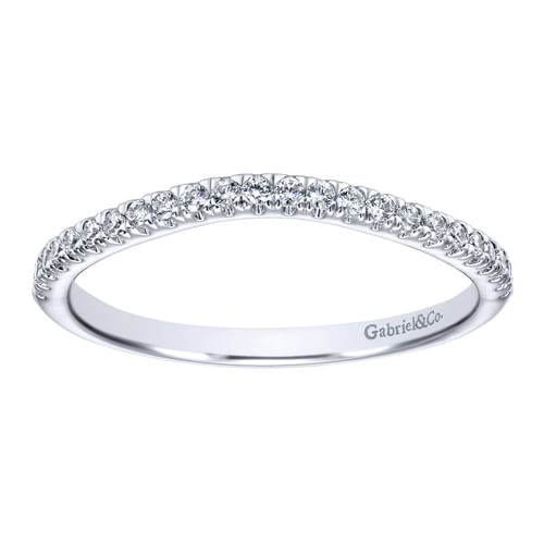 14K White Gold   Matching Wedding Band