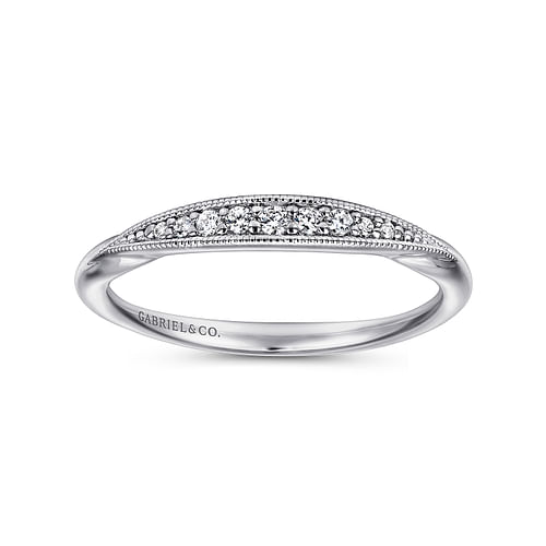 14K White Gold   Matching Wedding Band