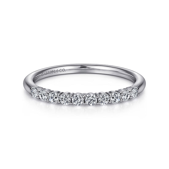 Gabriel - 14K White Gold   Matching Wedding Band