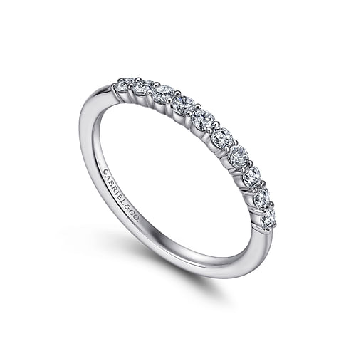 14K White Gold   Matching Wedding Band