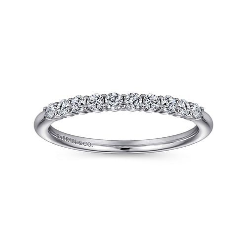 14K White Gold   Matching Wedding Band