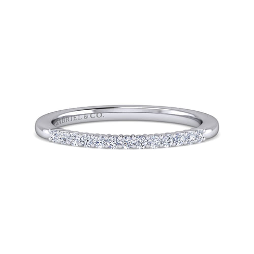 14K White Gold   Matching Wedding Band