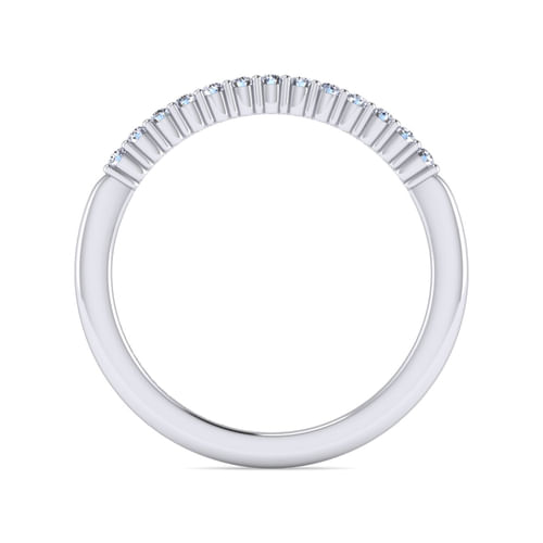 14K White Gold   Matching Wedding Band