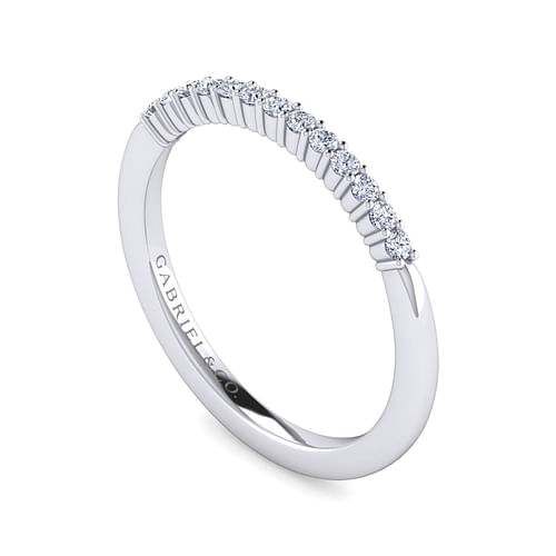 14K White Gold   Matching Wedding Band