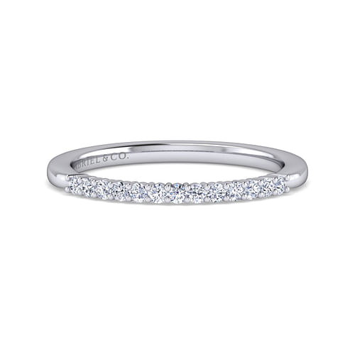 14K White Gold   Matching Wedding Band