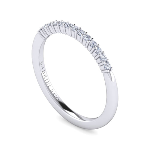 14K White Gold   Matching Wedding Band