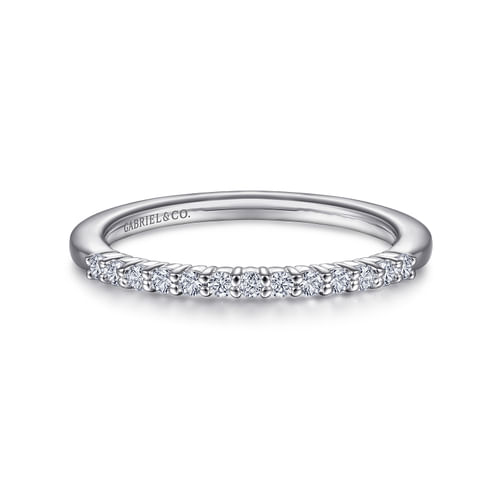 14K White Gold   Matching Wedding Band