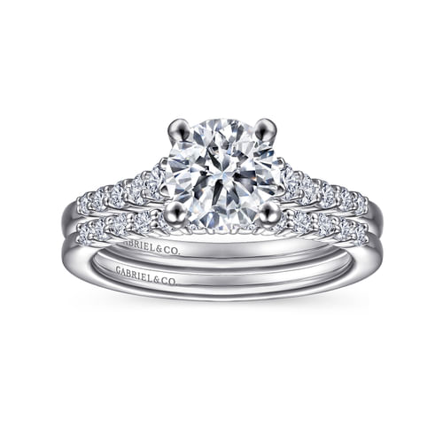 14K White Gold   Matching Wedding Band