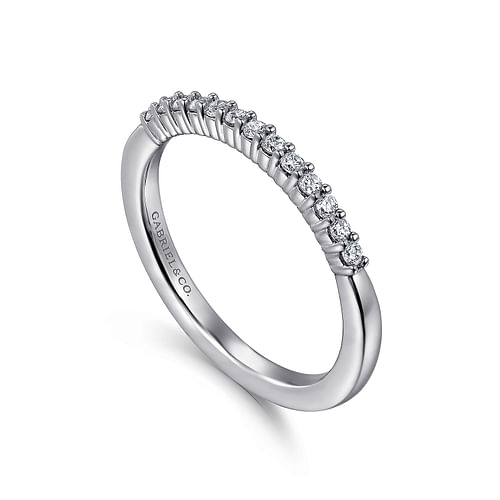 14K White Gold   Matching Wedding Band