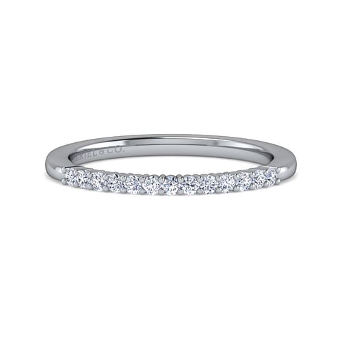 14K White Gold   Matching Wedding Band