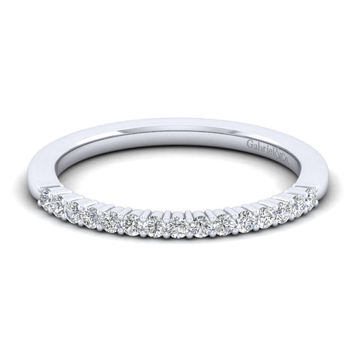 14K White Gold   Matching Wedding Band