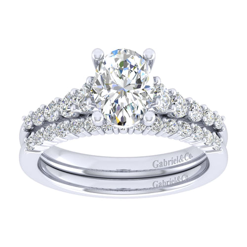 14K White Gold   Matching Wedding Band