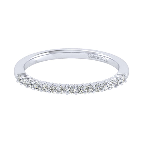 14K White Gold   Matching Wedding Band