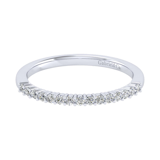 Gabriel - 14K White Gold   Matching Wedding Band