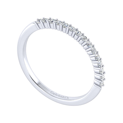 14K White Gold   Matching Wedding Band