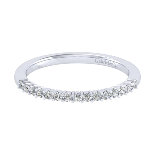 14K White Gold   Matching Wedding Band