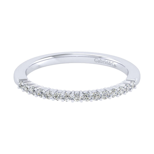 14K White Gold   Matching Wedding Band