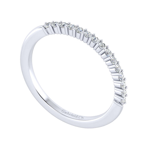 14K White Gold   Matching Wedding Band
