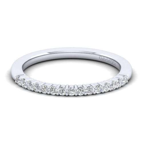 14K White Gold   Matching Wedding Band