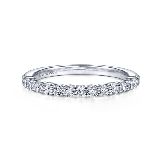 Gabriel - 14K White Gold   Matching Wedding Band