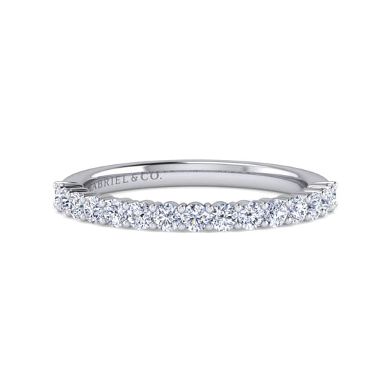 Gabriel - 14K White Gold   Matching Wedding Band