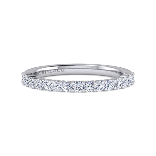 14K White Gold   Matching Wedding Band