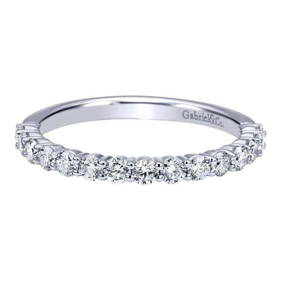 Gabriel - 14K White Gold   Matching Wedding Band