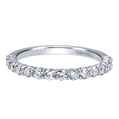 14K White Gold   Matching Wedding Band