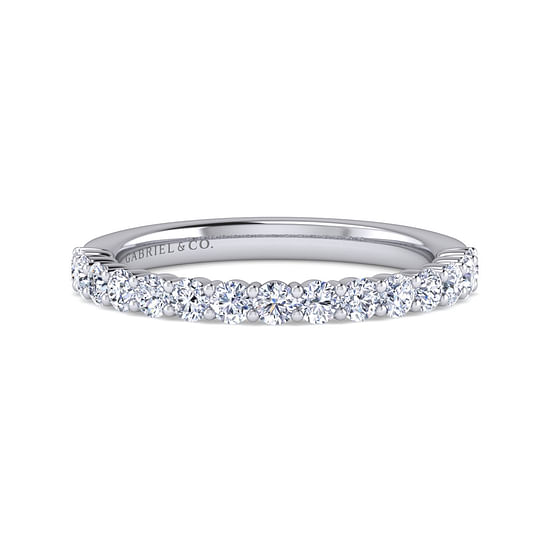 Gabriel - 14K White Gold   Matching Wedding Band