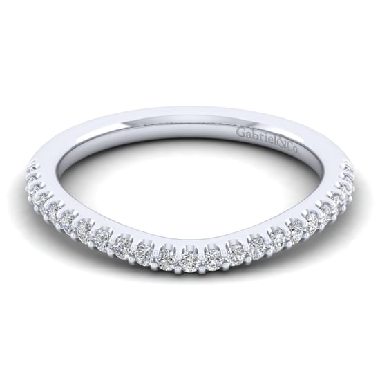 Gabriel - 14K White Gold   Matching Wedding Band