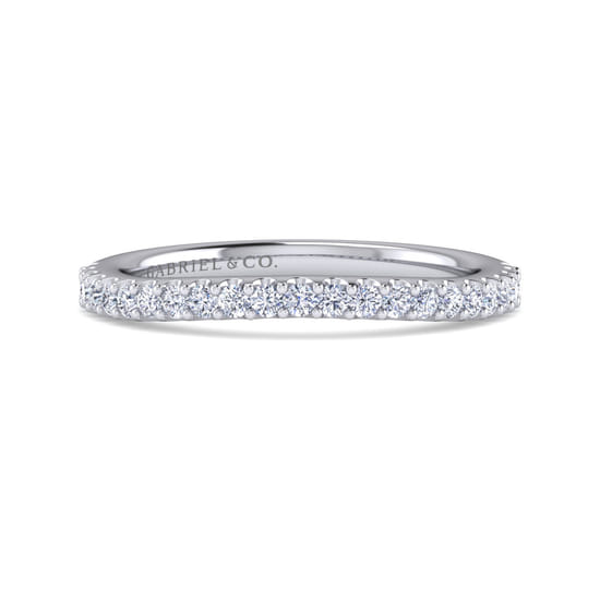 Gabriel - 14K White Gold   Matching Wedding Band