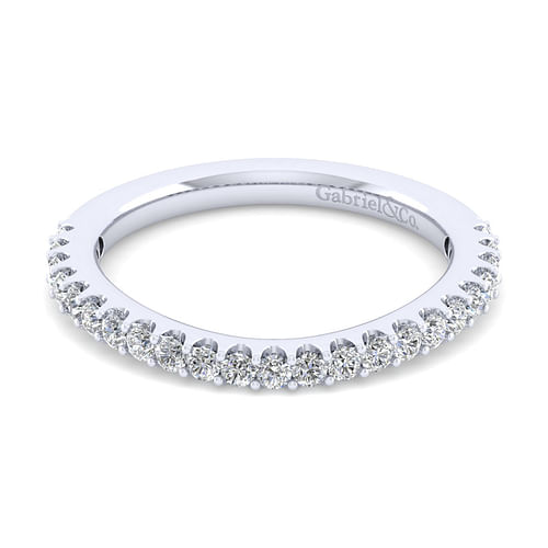 14K White Gold   Matching Wedding Band