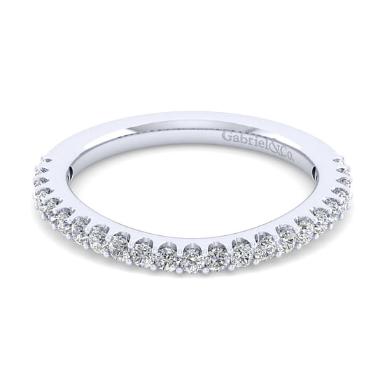 Gabriel - 14K White Gold   Matching Wedding Band