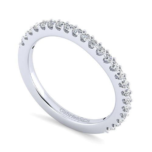 14K White Gold   Matching Wedding Band