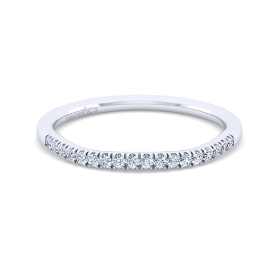 Gabriel - 14K White Gold Matching Wedding Band Gabriel - 14K White Gold Matching Wedding Band