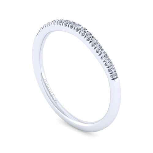 14K White Gold   Matching Wedding Band