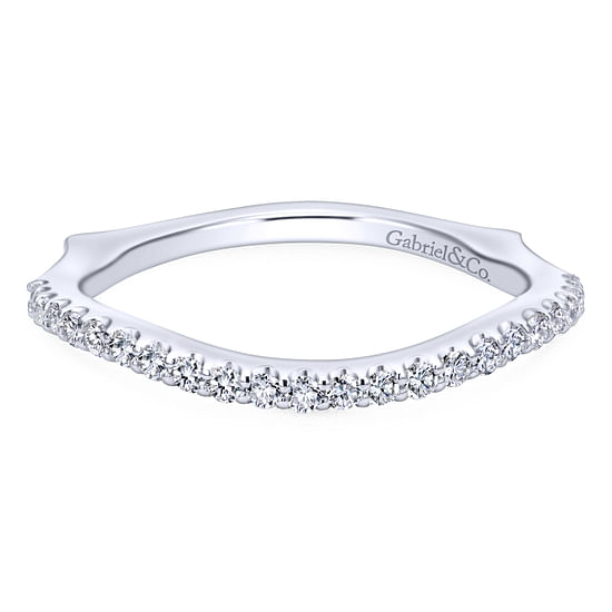 Gabriel - 14K White Gold   Matching Wedding Band