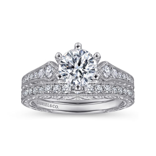 14K White Gold   Matching Wedding Band