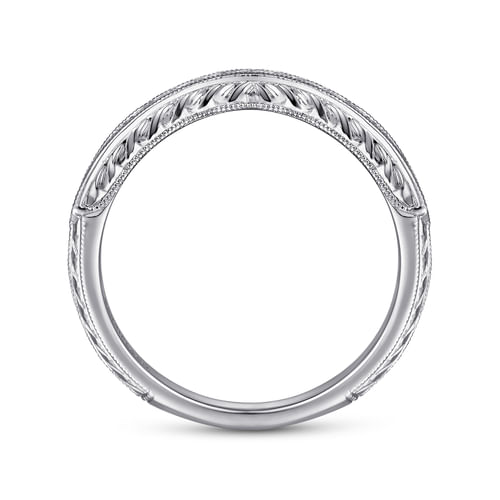 14K White Gold   Matching Wedding Band