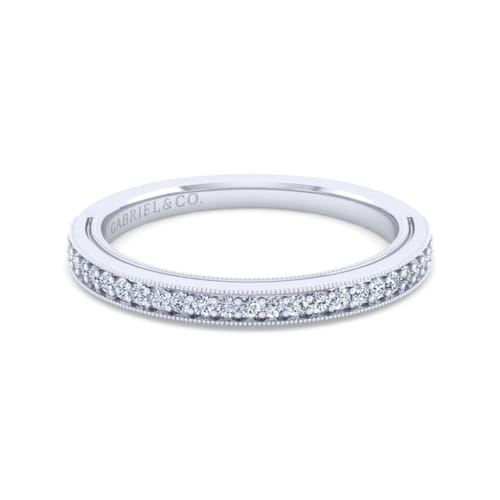 14K White Gold   Matching Wedding Band