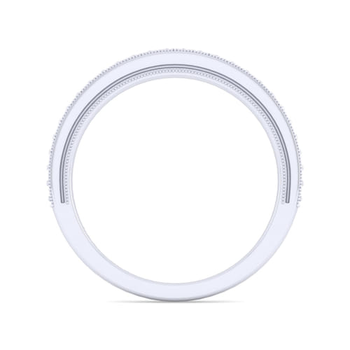 14K White Gold   Matching Wedding Band