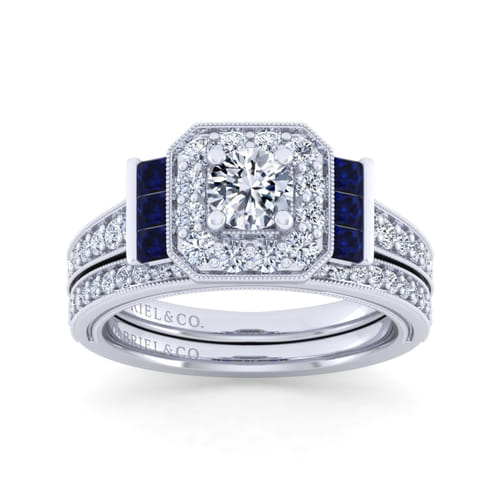 14K White Gold   Matching Wedding Band