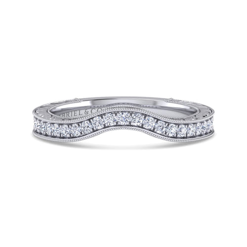 14K White Gold   Matching Wedding Band