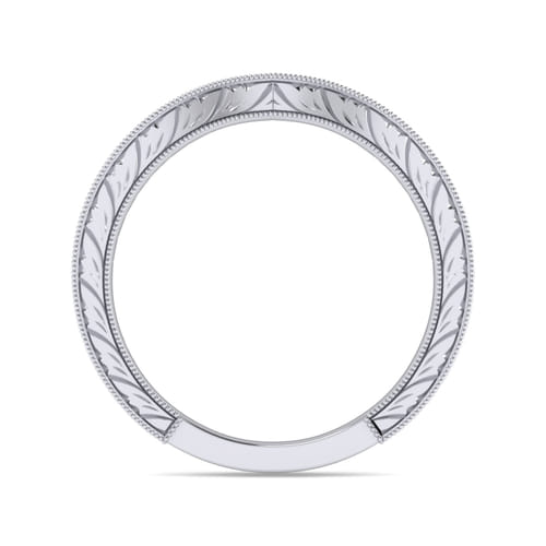 14K White Gold   Matching Wedding Band